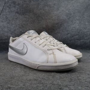 Nike Shoes Womens 10 Sneakers Court Majestic Athletic Low White Metallic Silver